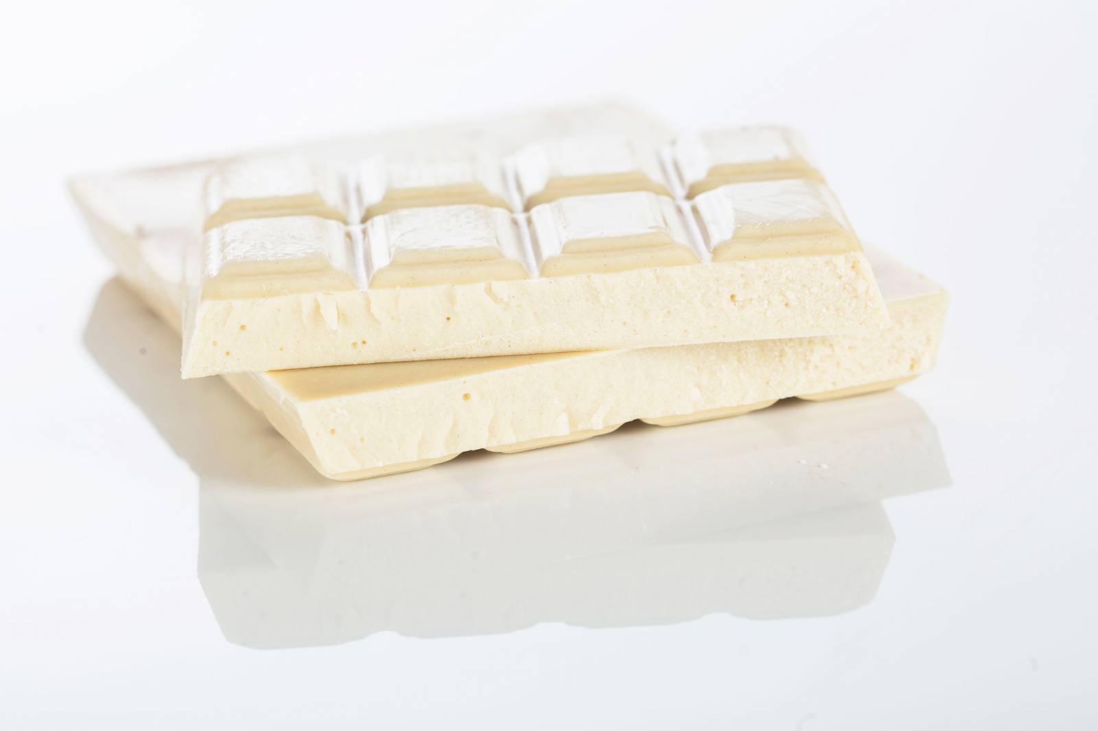 Tablette de chocolat blanc