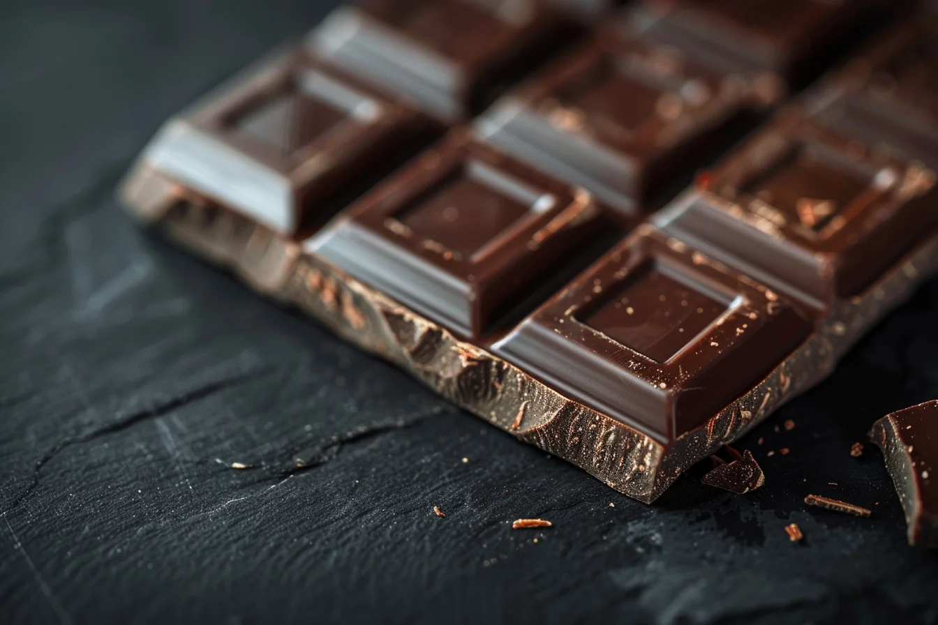 Tablette de chocolat noir
